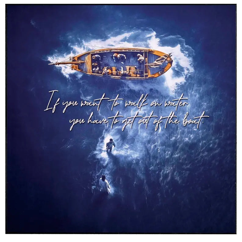 Wall Plaque Get Out Of The Boat 12x12 Dicksons Inc