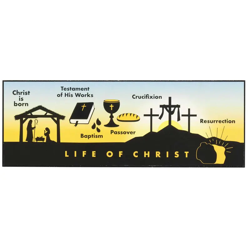 Wall Plaque Life Of Christ Mdf Dicksons Inc