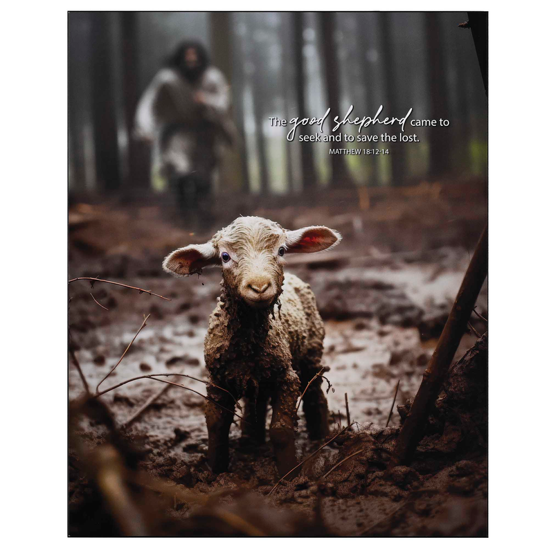 Wall Plaque The Lost Lamb Matt. 18:12-14 Dicksons Inc