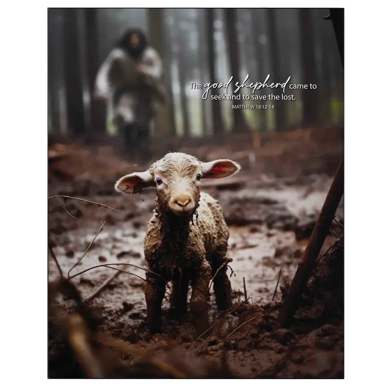 Wall Plaque The Lost Lamb Matt. 18:12-14 Dicksons Inc