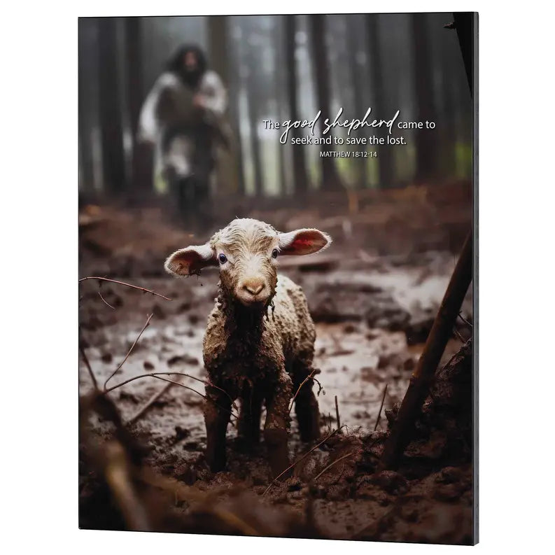 Wall Plaque The Lost Lamb Matt. 18:12-14 Dicksons Inc