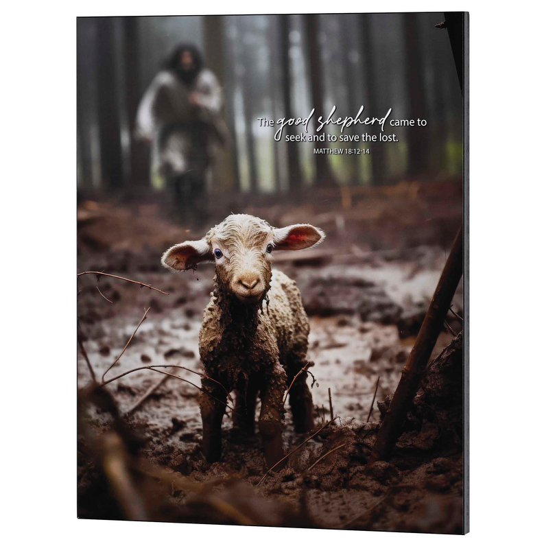 Wall Plaque The Lost Lamb Matt. 18:12-14 Dicksons Inc