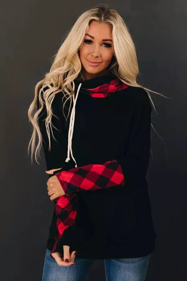 Warm Cider Double Hooded Hoodie Stay Warm in Style