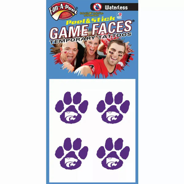 Waterless Peel & Stick Temporary Tattoos Fan-A-Peel / Gamesfaces Innovative Adhesives, LLC