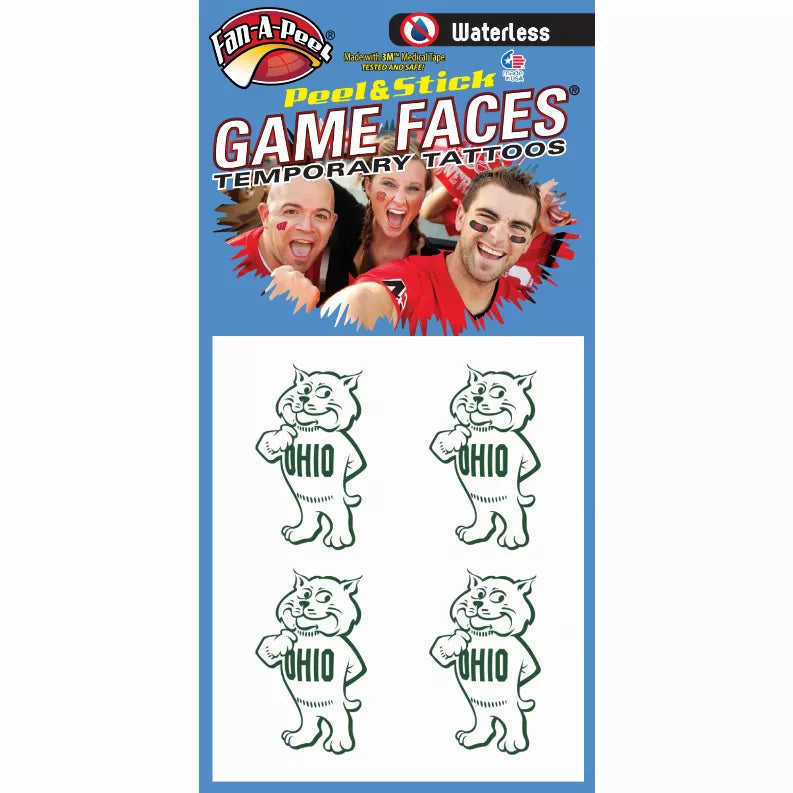 Waterless Peel & Stick Temporary Tattoos Fan-A-Peel / Gamesfaces Innovative Adhesives, LLC