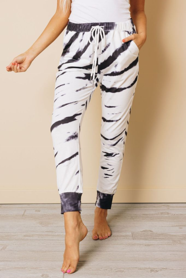 Watermelon Sugar Tie Dye Joggers Stay Warm in Style