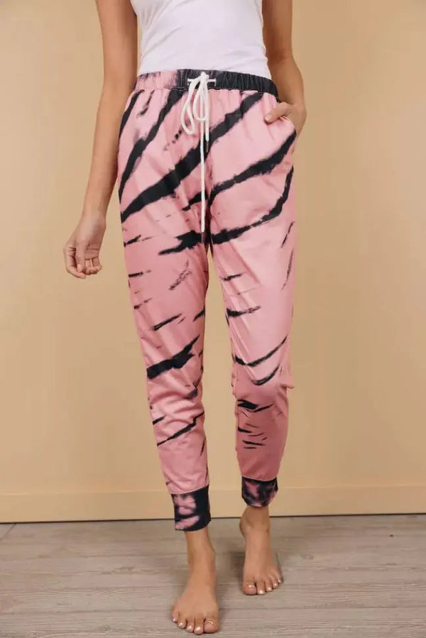 Watermelon Sugar Tie Dye Joggers Stay Warm in Style