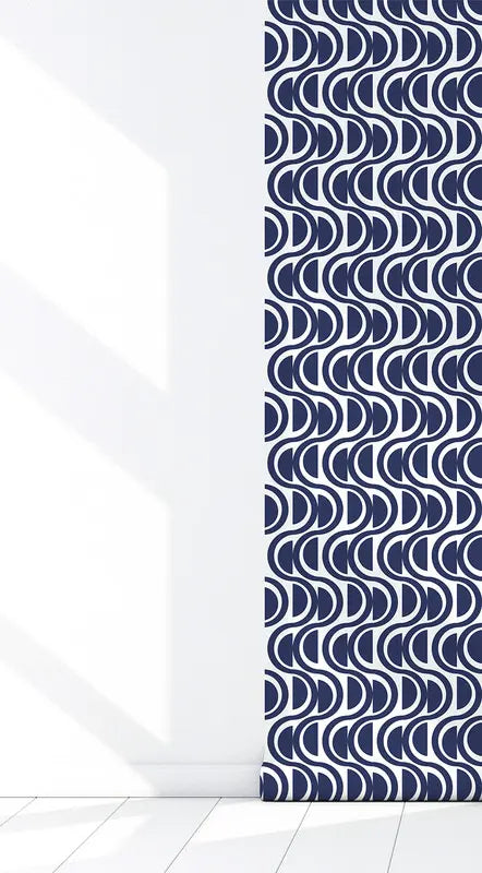 Waves' Coastal Stripe Peel & Stick Wallpaper SBC-LTD