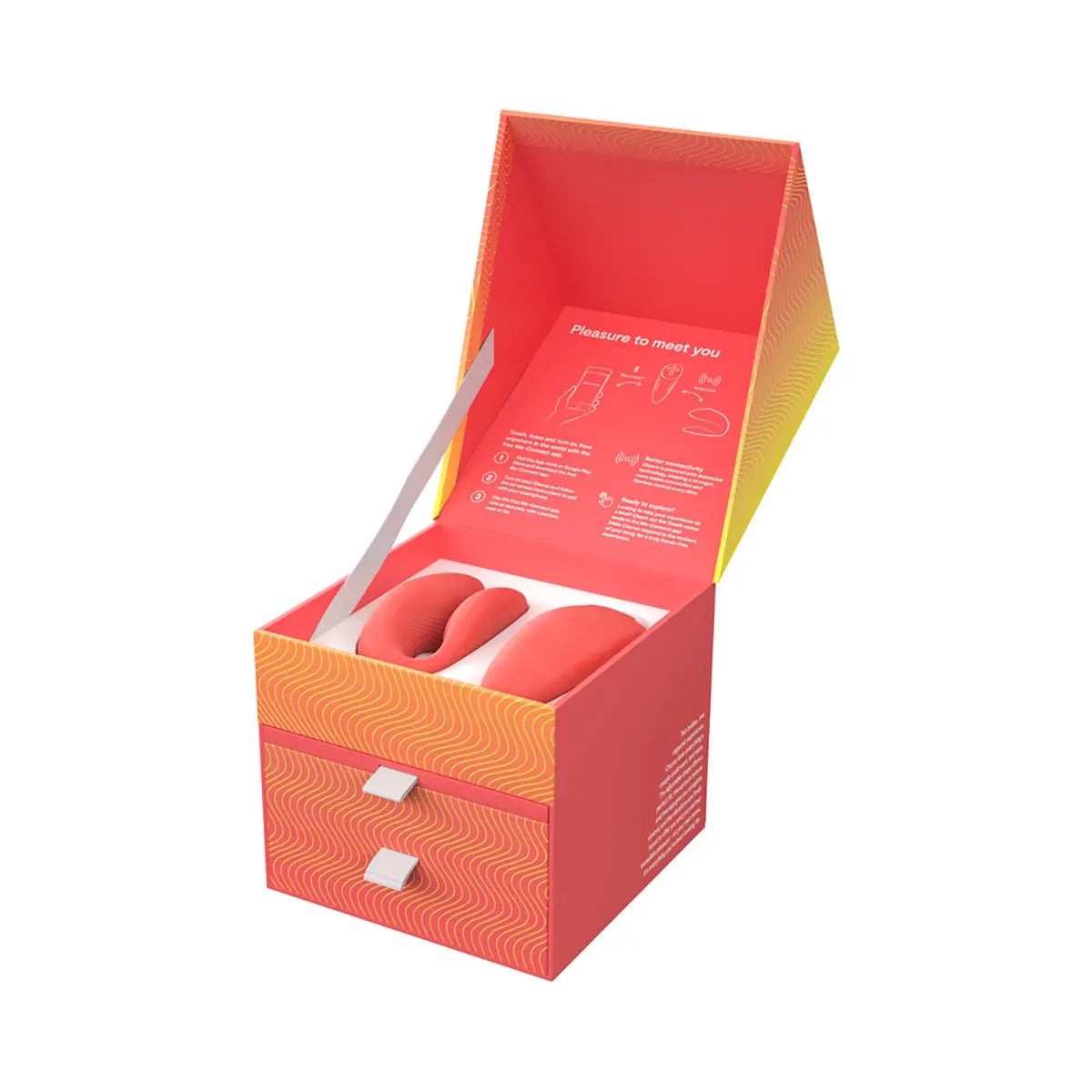 We-Vibe Chorus Couples Vibrator Crave Coral - GreatEagleInc