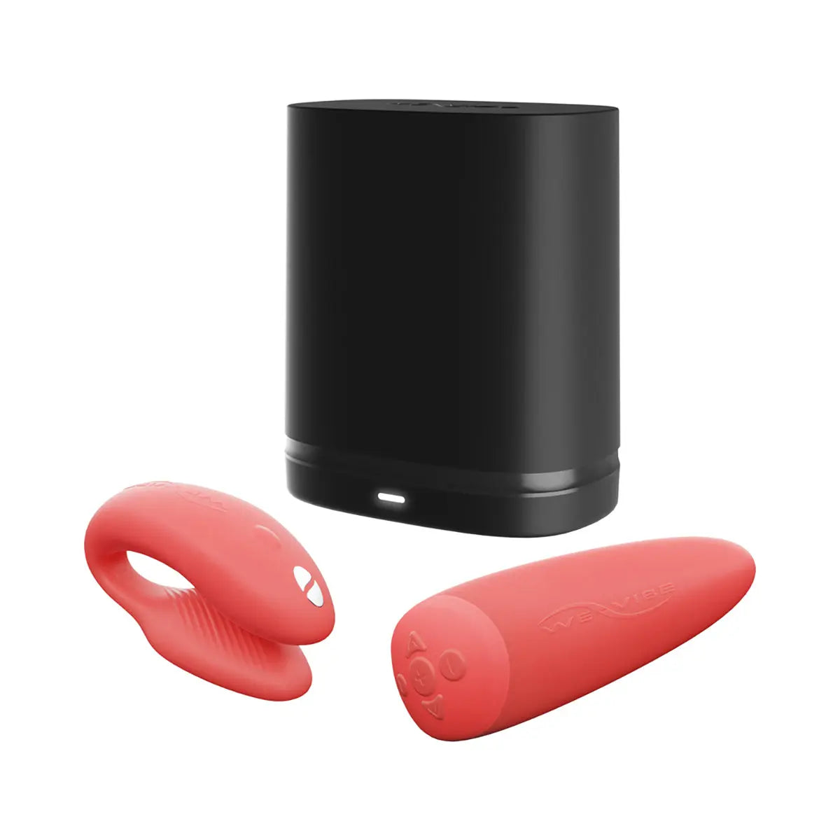 We-Vibe Chorus Couples Vibrator Crave Coral - GreatEagleInc