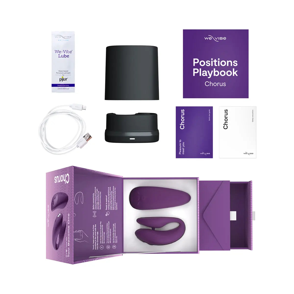 We-Vibe Chorus Couples Vibrator Purple We-Vibe