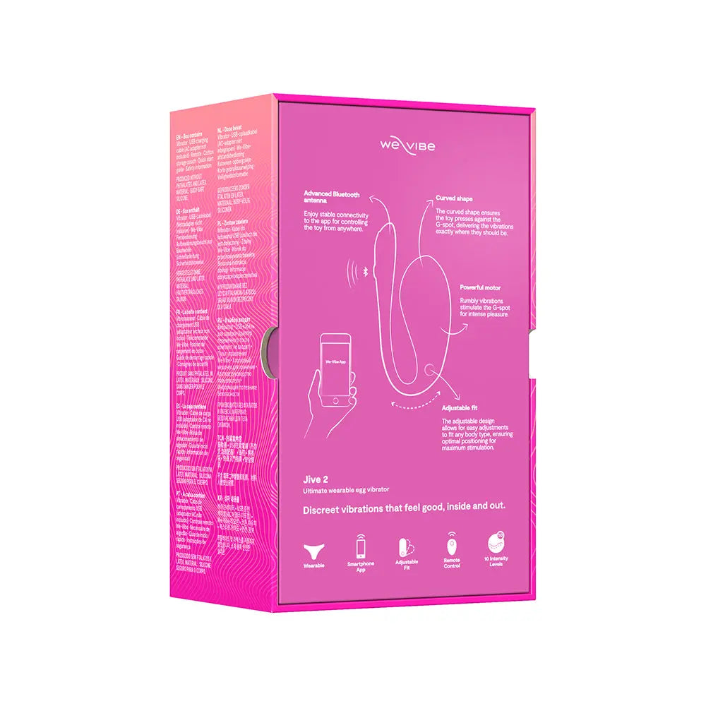 We-Vibe Jive 2 Electric Pink - Updated - GreatEagleInc
