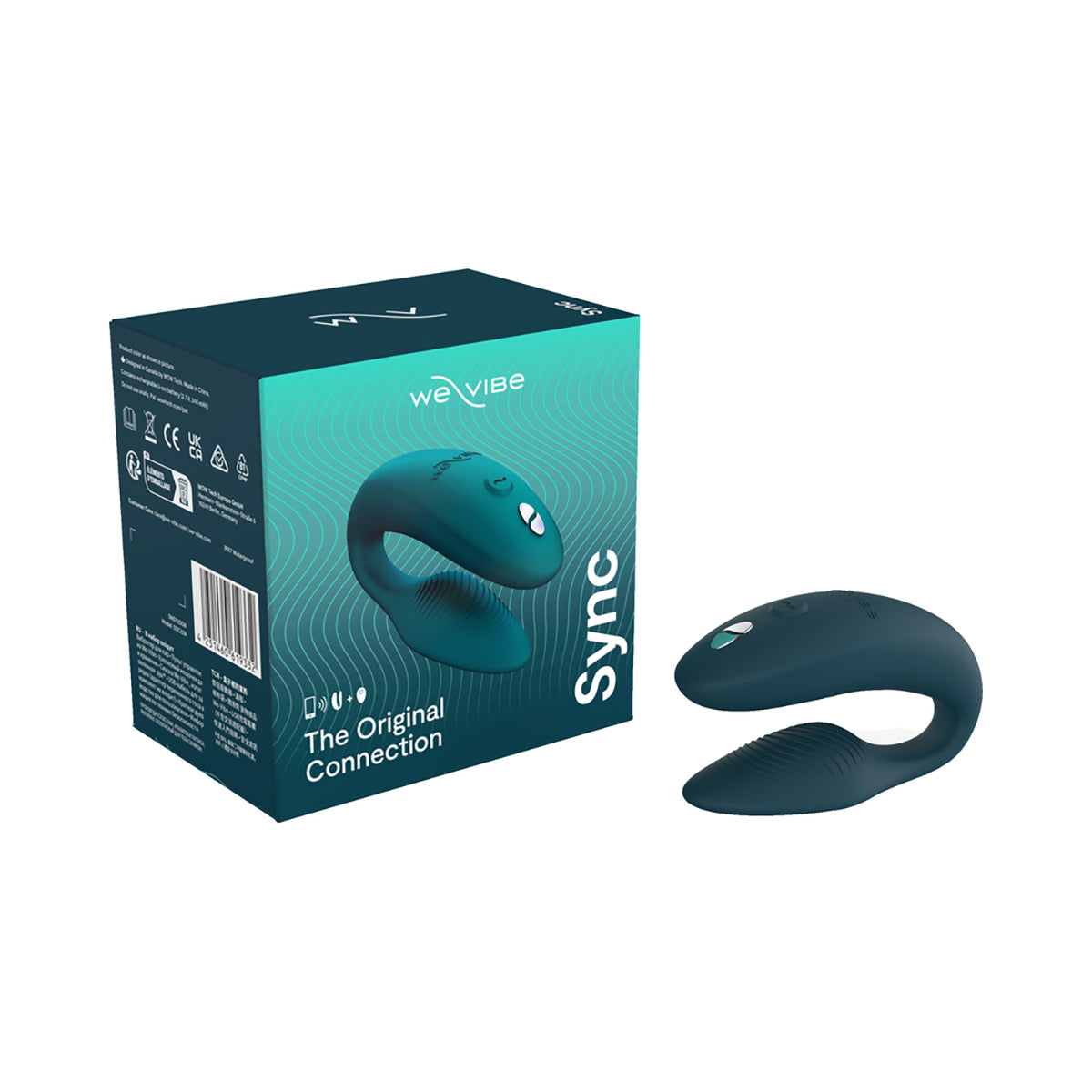 We-Vibe Sync 2 Rechargeable Remote Control Couples Vibrator Green Velvet We-Vibe