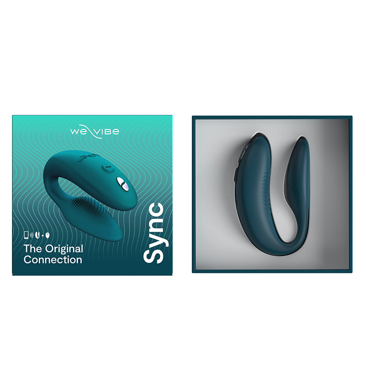 We-Vibe Sync 2 Rechargeable Remote Control Couples Vibrator Green Velvet We-Vibe
