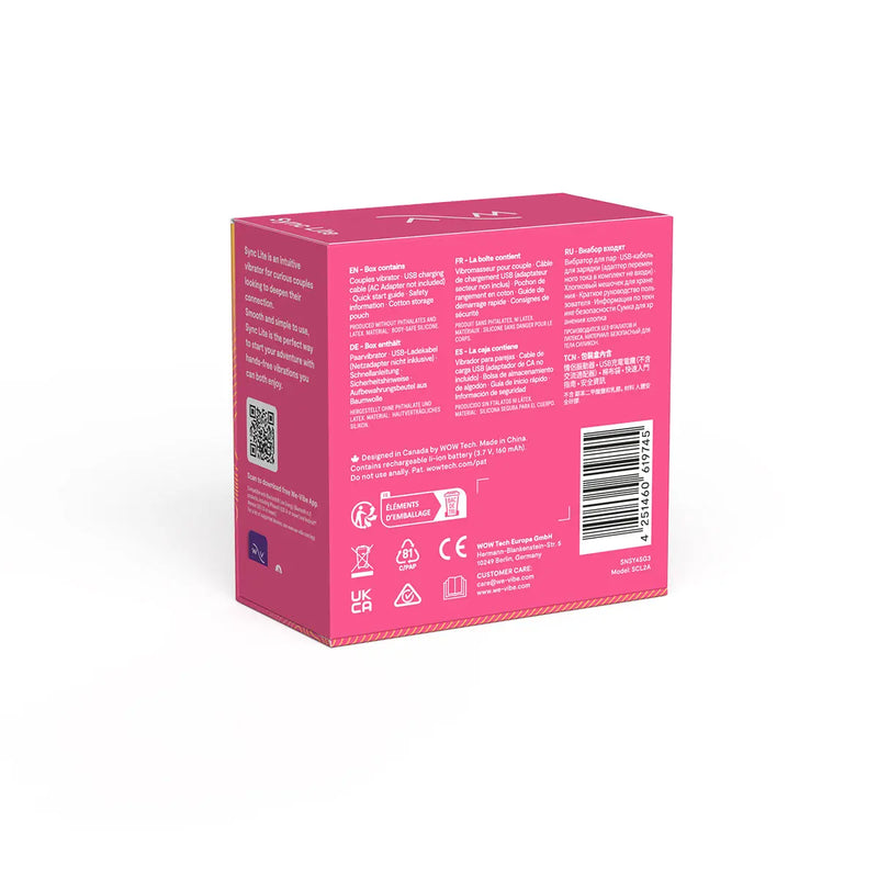 We-Vibe Sync Lite - Pink - GreatEagleInc