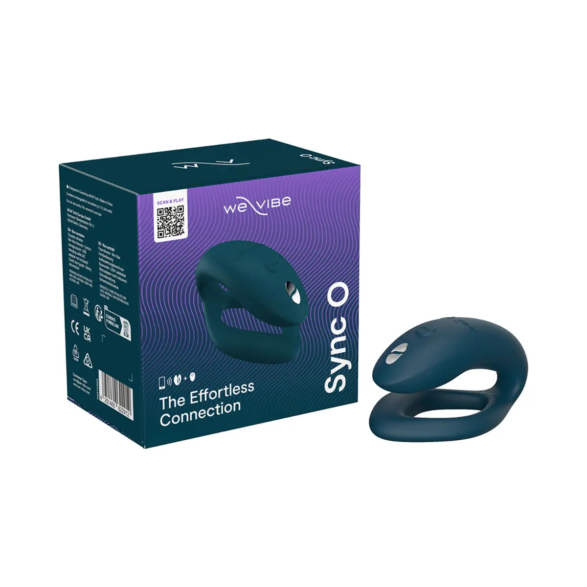We-Vibe Sync O Rechargeable Remote Control Couples Vibrator Velvet Green We-Vibe