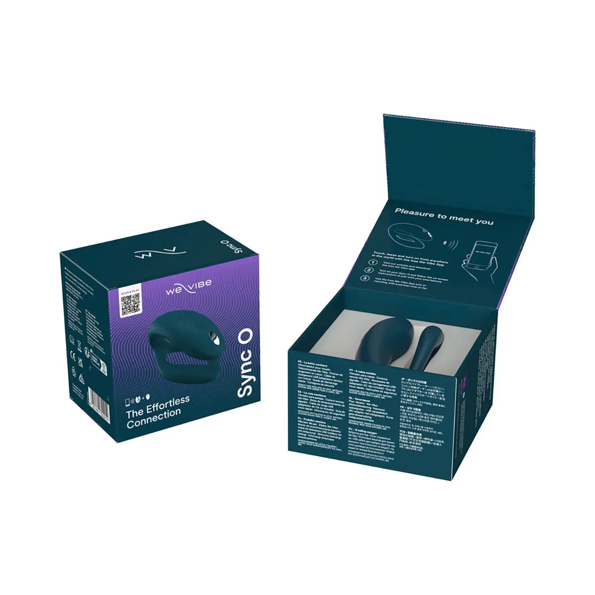 We-Vibe Sync O Rechargeable Remote Control Couples Vibrator Velvet Green We-Vibe