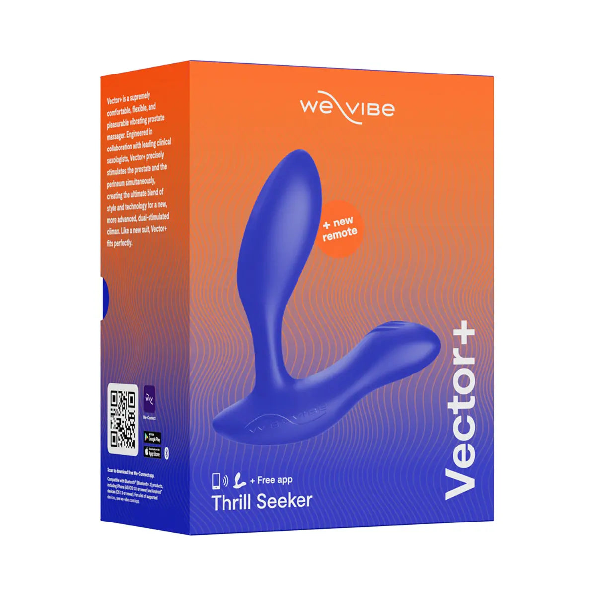 We-Vibe Vector+ Dual Stim Prostate Blue We-Vibe