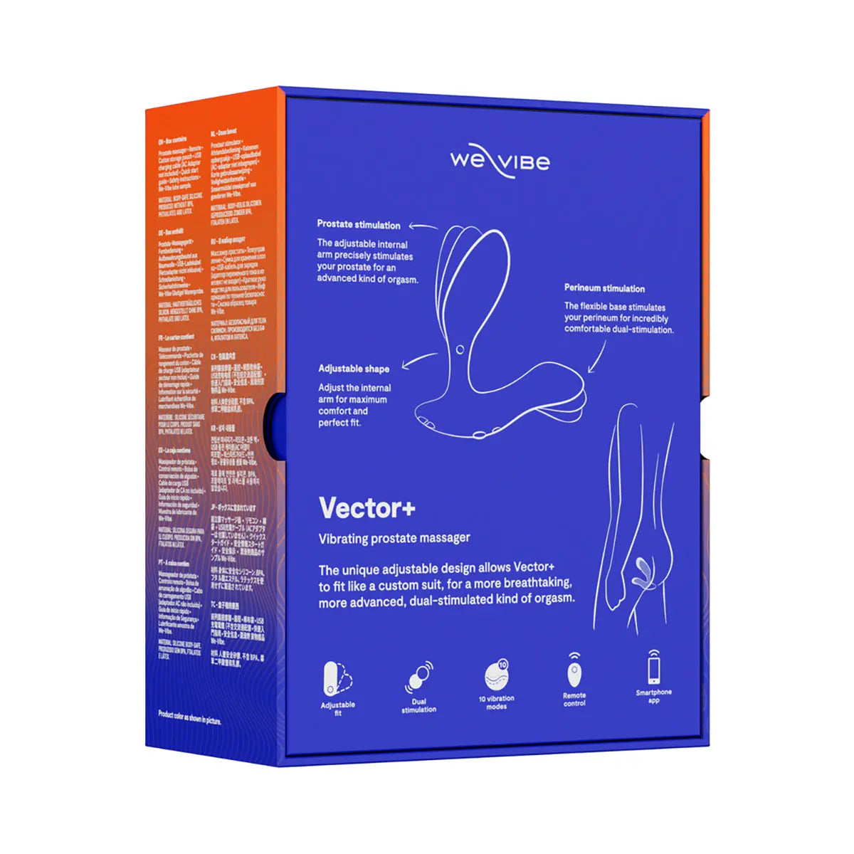 We-Vibe Vector+ Dual Stim Prostate Blue We-Vibe