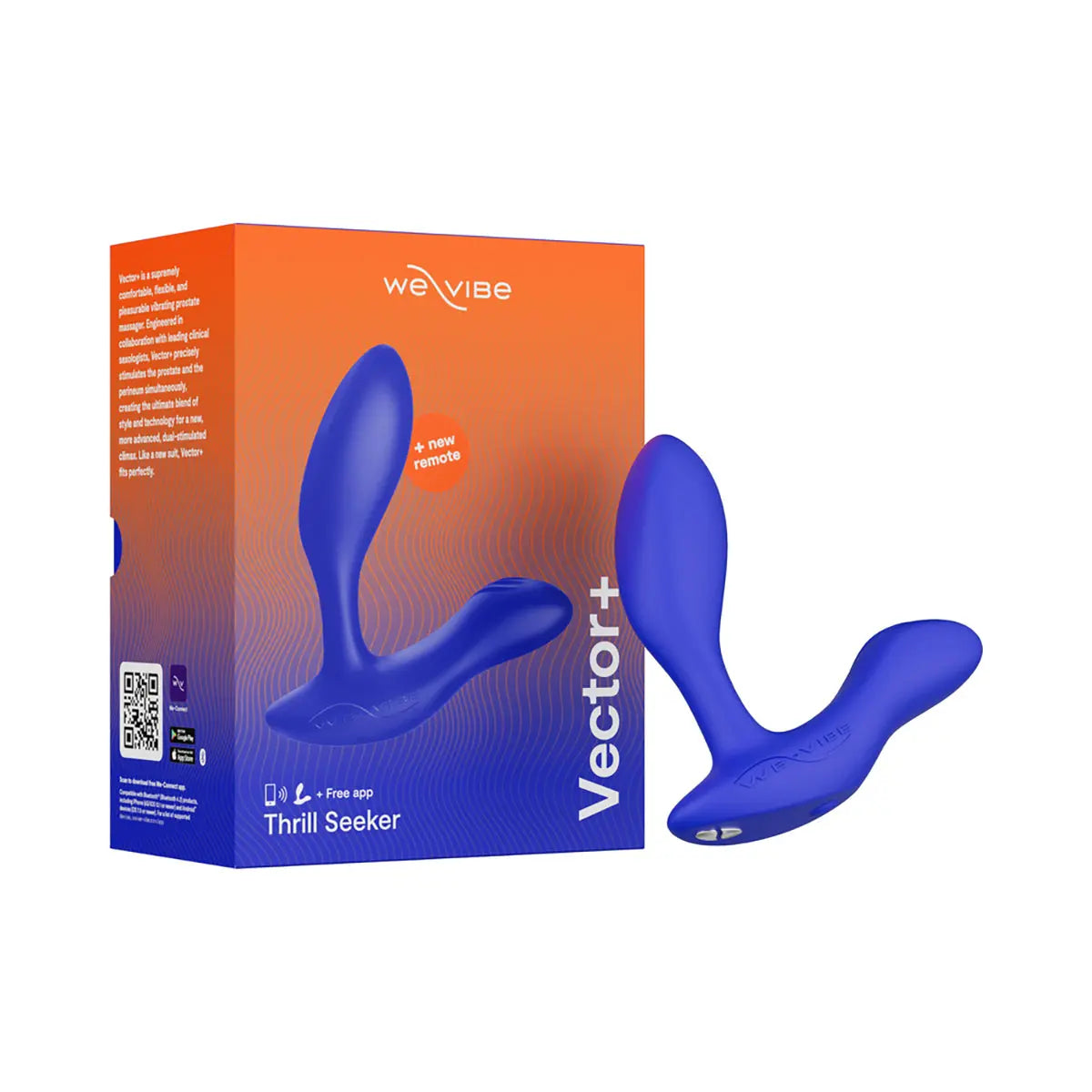 We-Vibe Vector+ Dual Stim Prostate Blue We-Vibe