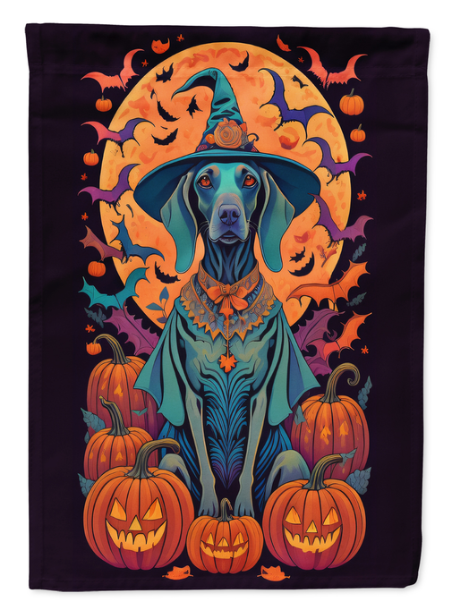 Weimaraner Witchy Halloween Garden Flag Caroline's Treasures