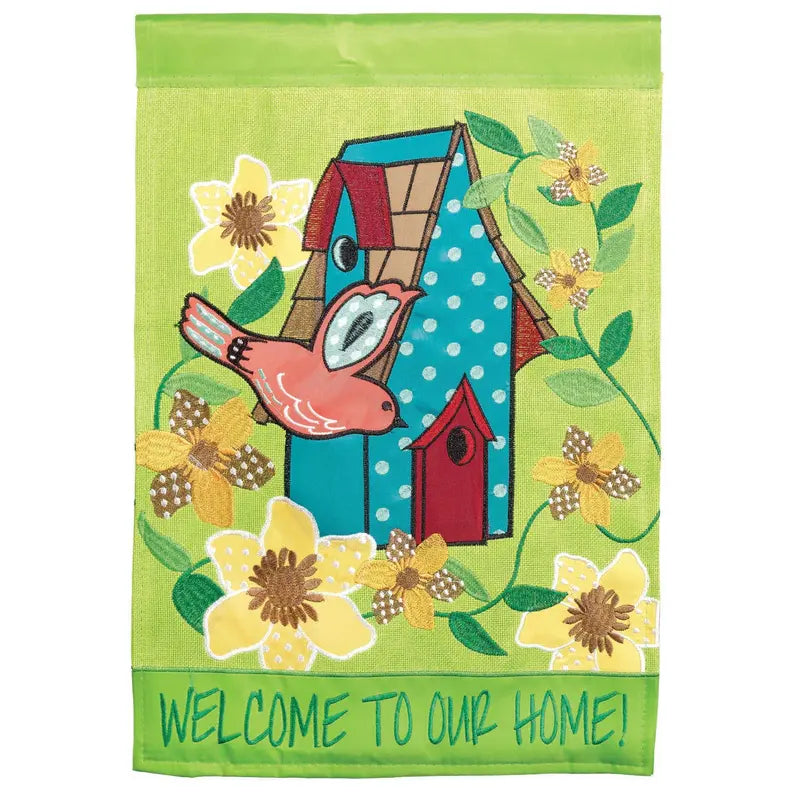 Welcome To Our Home! Garden Flag Dicksons Inc