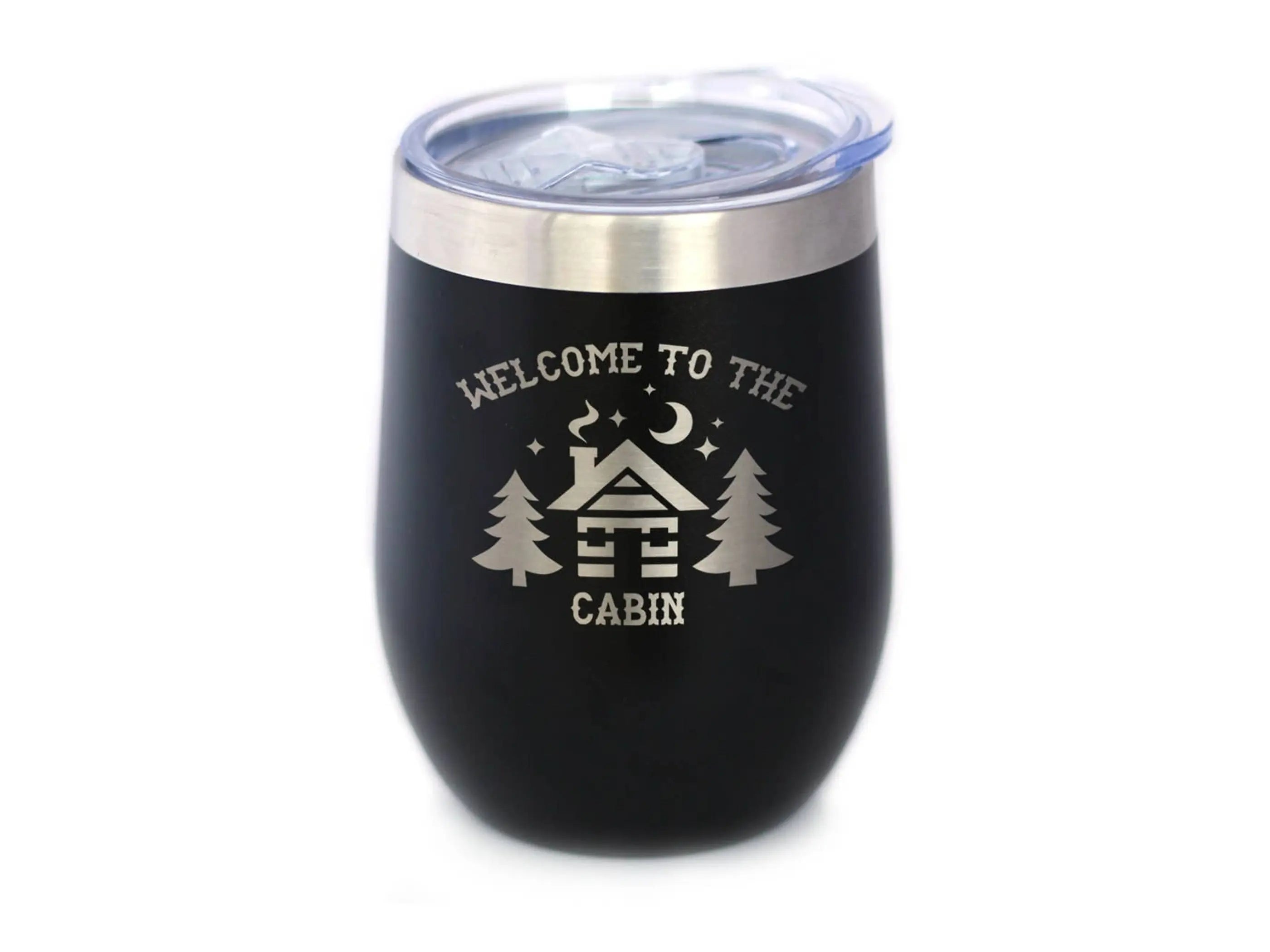 Welcome to the Cabin Insulated Wine Tumbler - Rustic Gifts Bevvee