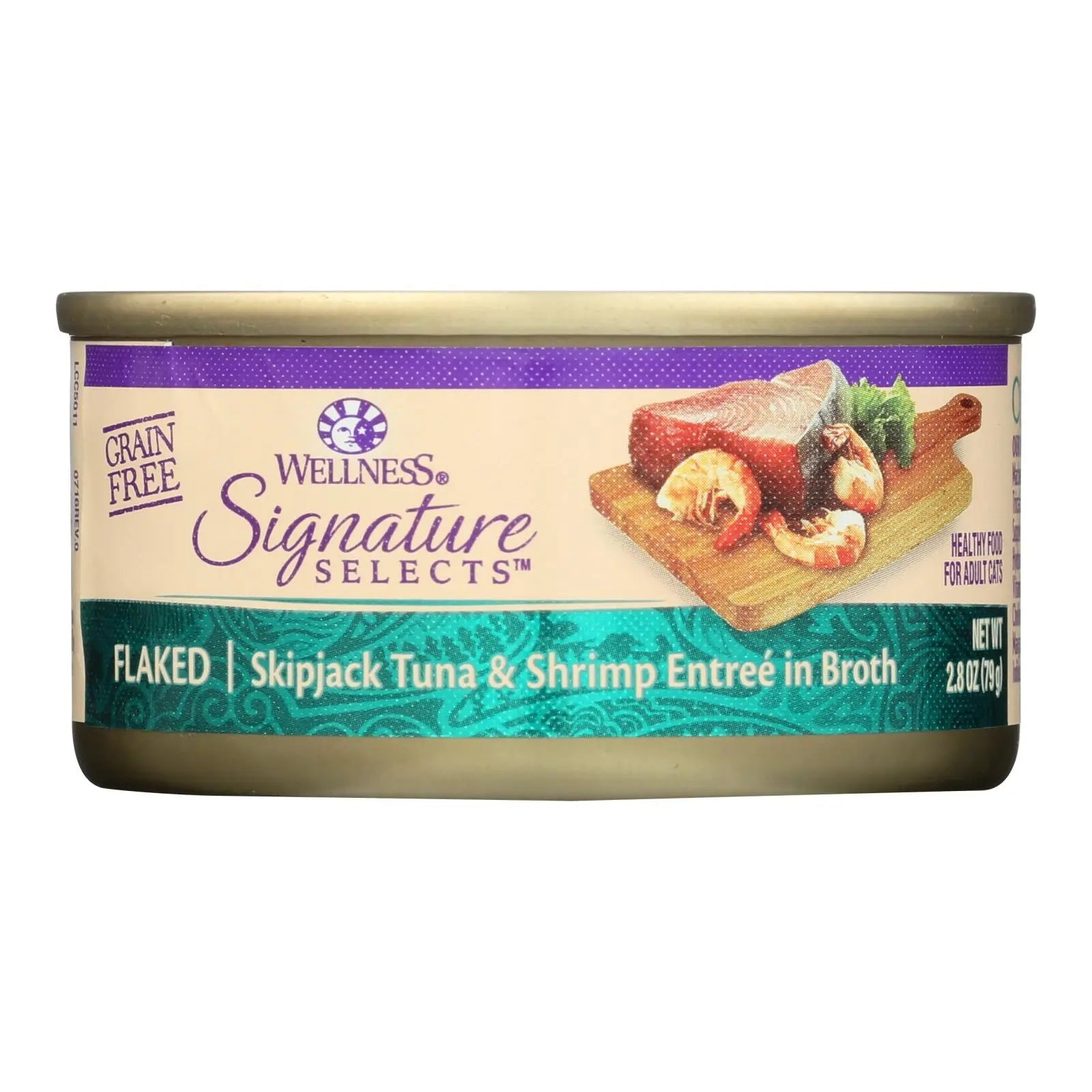 Wellness Pet Products Cat - Can - Tuna - Shrimp - Signature Selects - Case Of 12 - 2.8 Oz Wellness Pet Products
