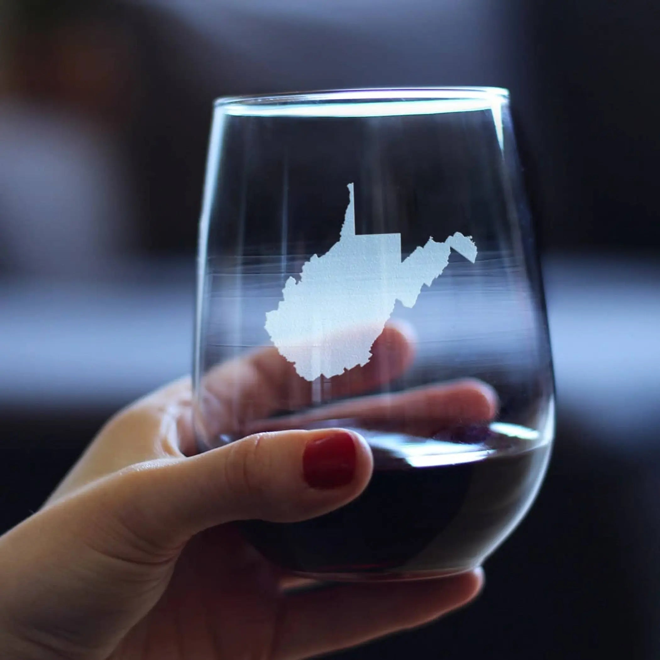 West Virginia Stemless Wine Glass - West Virginians Gifts Bevvee