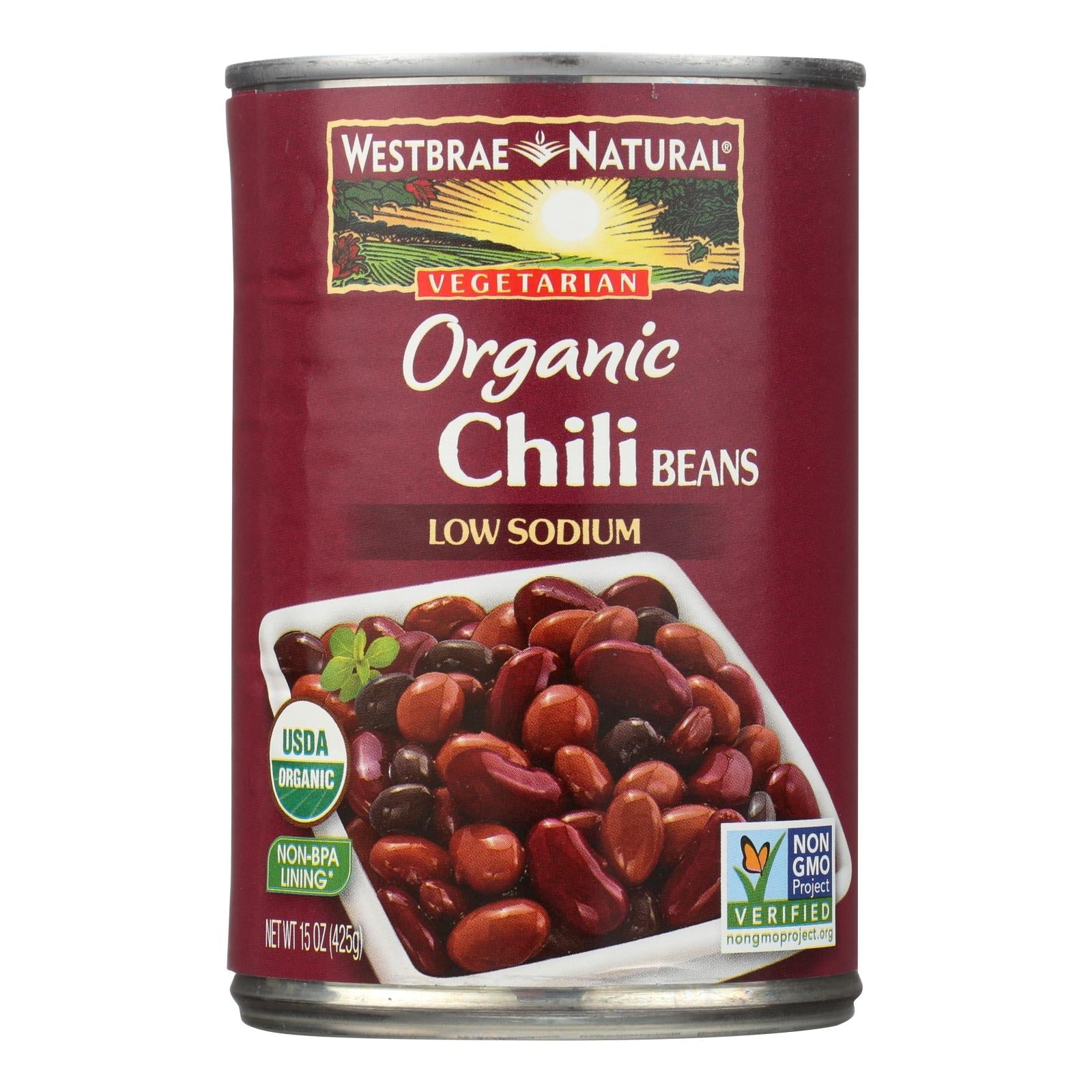 Westbrae Foods Organic Chili Beans - Case Of 12 - 15 Oz. Westbrae Foods