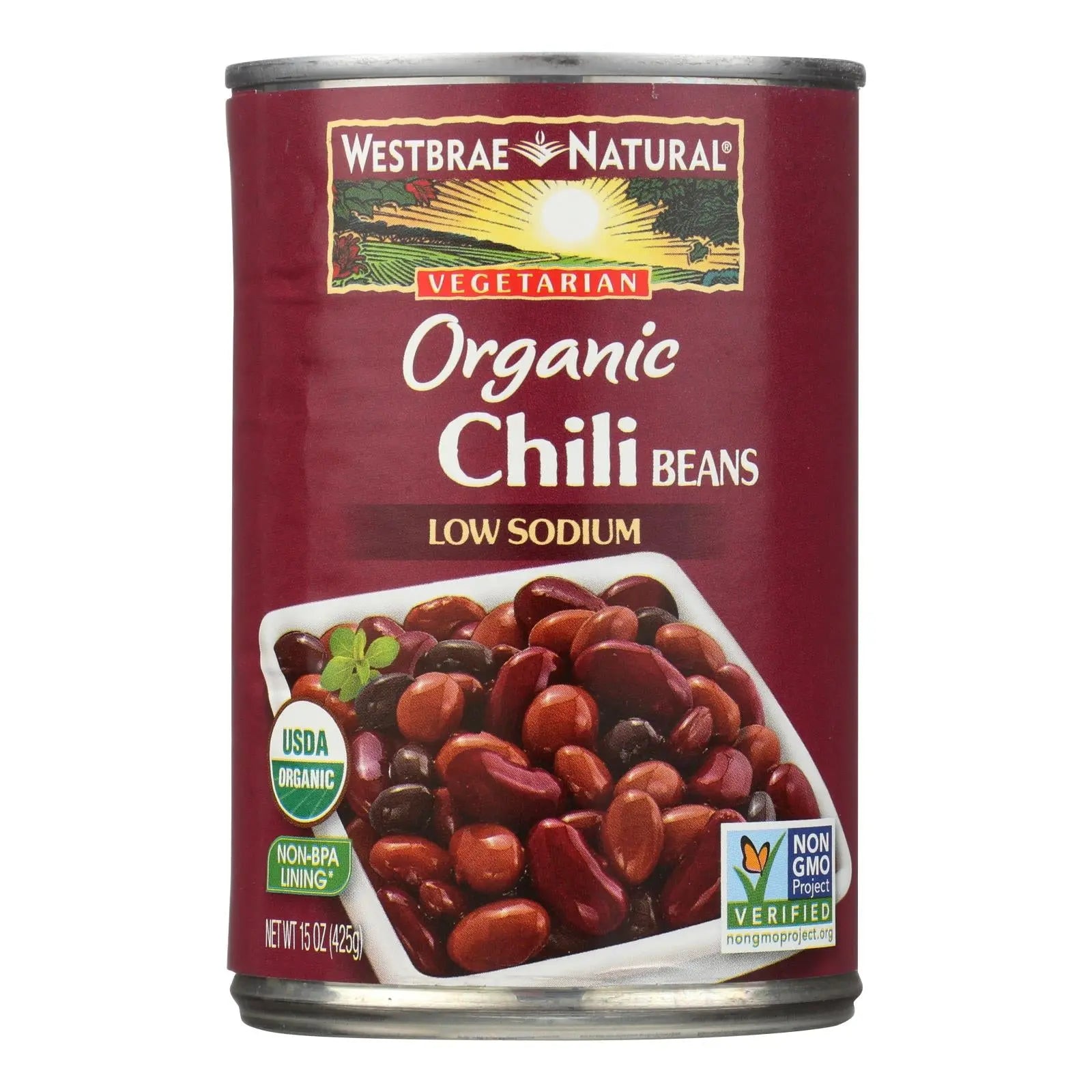 Westbrae Foods Organic Chili Beans - Case Of 12 - 15 Oz. Westbrae Foods