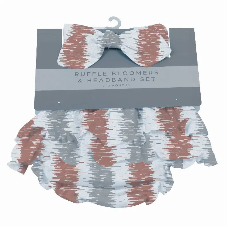 Western Stripe Ruffle Bloomers and Headband Set Newcastle Classics