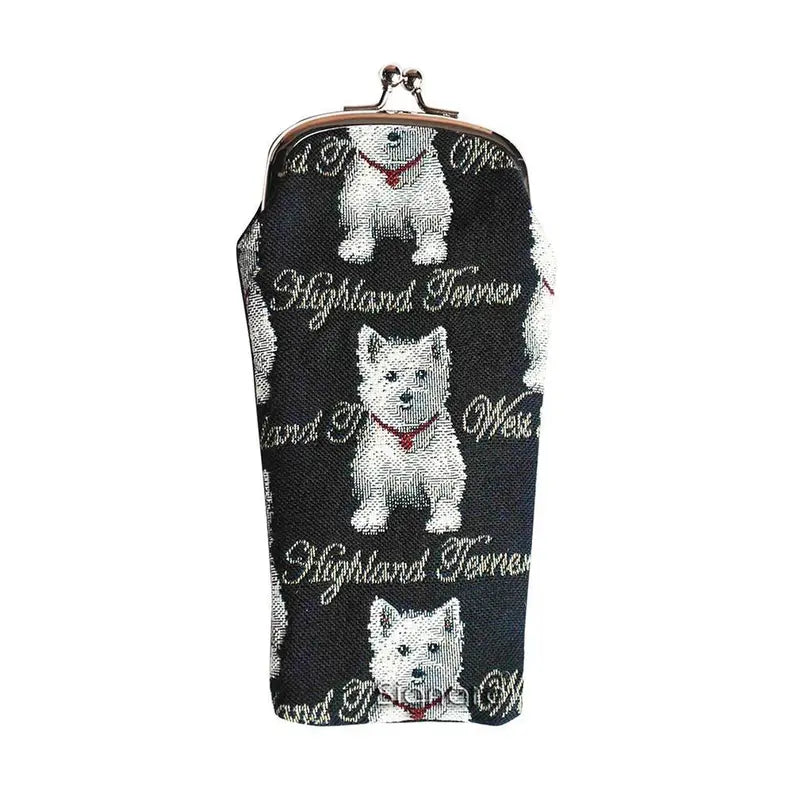 Westie Dog Glasses Sunglasses Pouch Case Signare USA