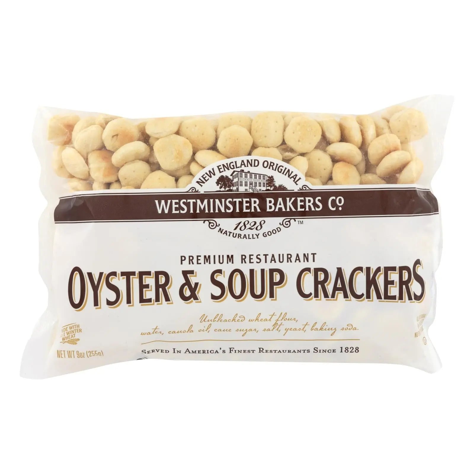 Westminster Cracker Co Oyster & Soup Crackers - Case Of 12 - 9 Oz - GreatEagleInc