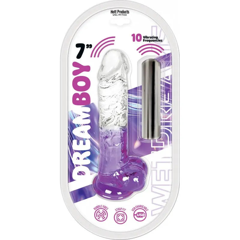 Wet Dreams-dream Boy Jelly Lav Jelly Dildo Bullet Lav/7 HOTT Products