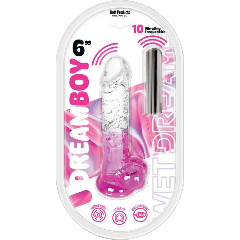 Wet Dreams-dream Boy Jelly Mag Jelly Dildo Bullet Mag/6 HOTT Products