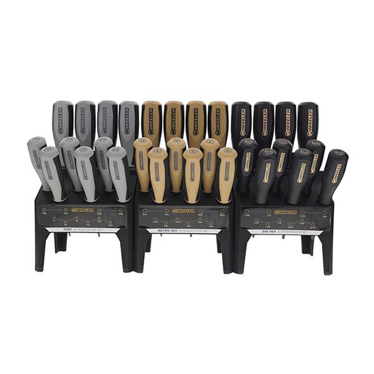 Wheeler Hex/torx Benchtop Screwdriver Set (30 Piece) BTI