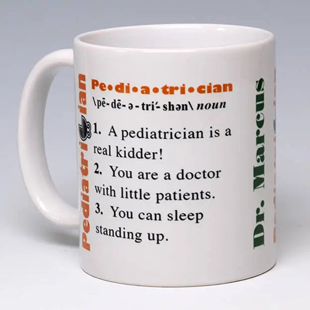 Whimsical Pediatrician Mug LIANE FRIED STUDIO