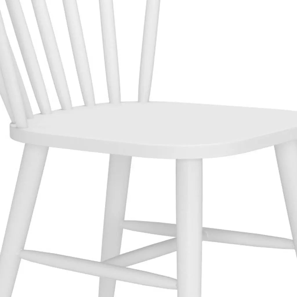 White Aluminum Slat Back Dining Side Chair Homeroots