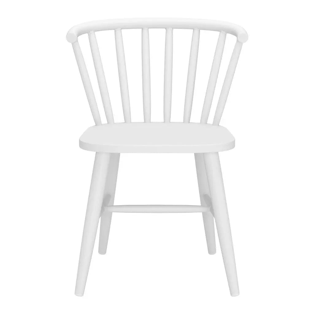 White Aluminum Slat Back Dining Side Chair Homeroots