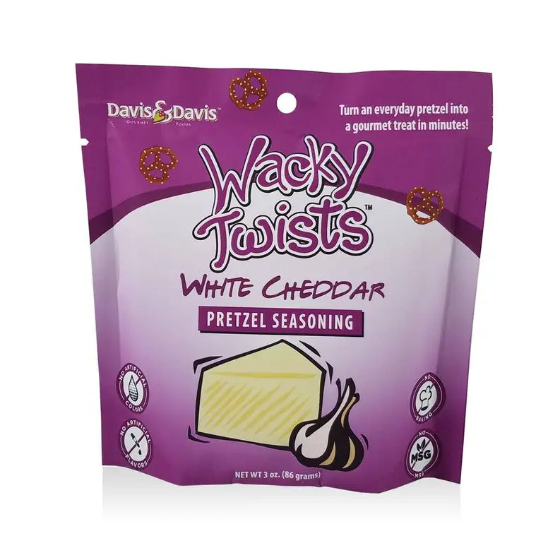 White Cheddar Wacky Twists Davis & Davis Gourmet Foods