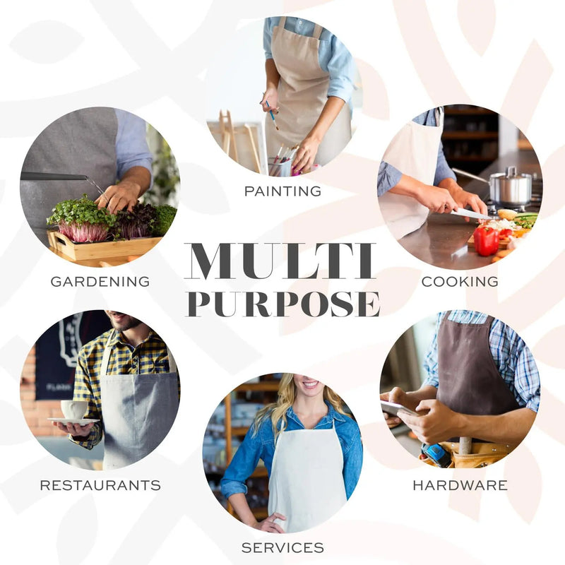 White Classic Black Aprons Bulk   Commercial Chef Bib Apron for Kitchen and Restaurant Cooking without Pockets Unisex Women and Men Adult   12 Pack White Classic