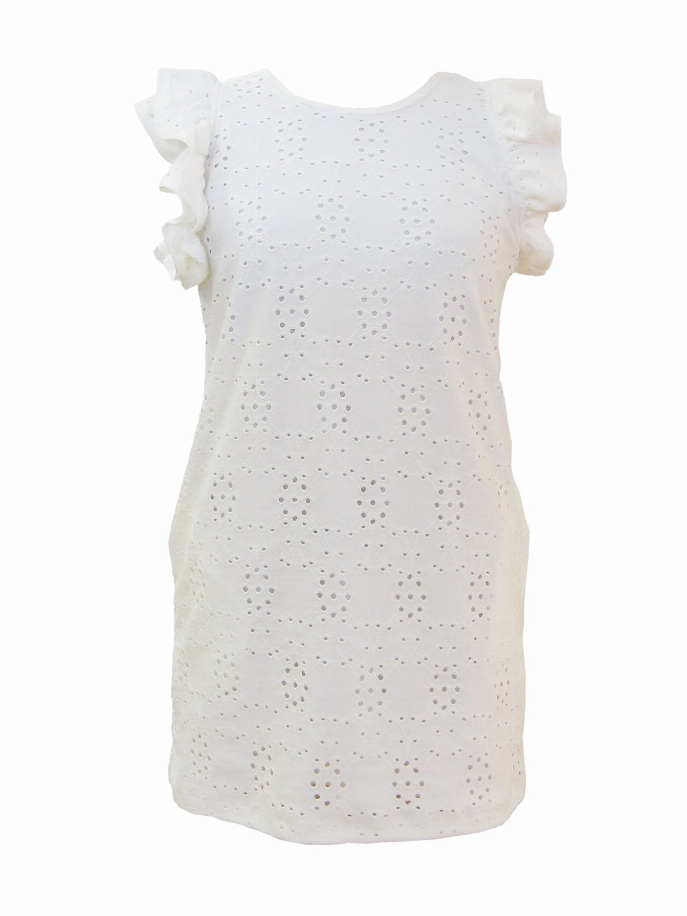 White Eyelet Dress Tru Luv