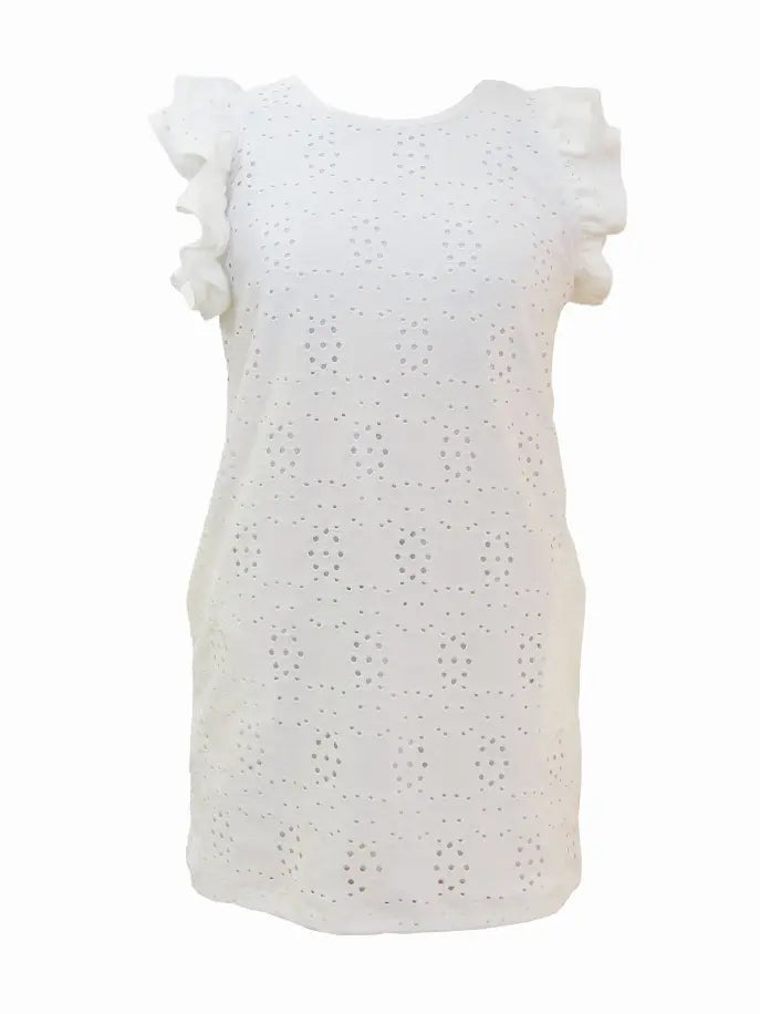 White Eyelet Dress Tru Luv