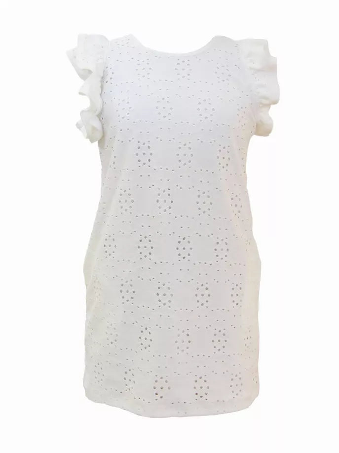 White Eyelet Dress Tru Luv