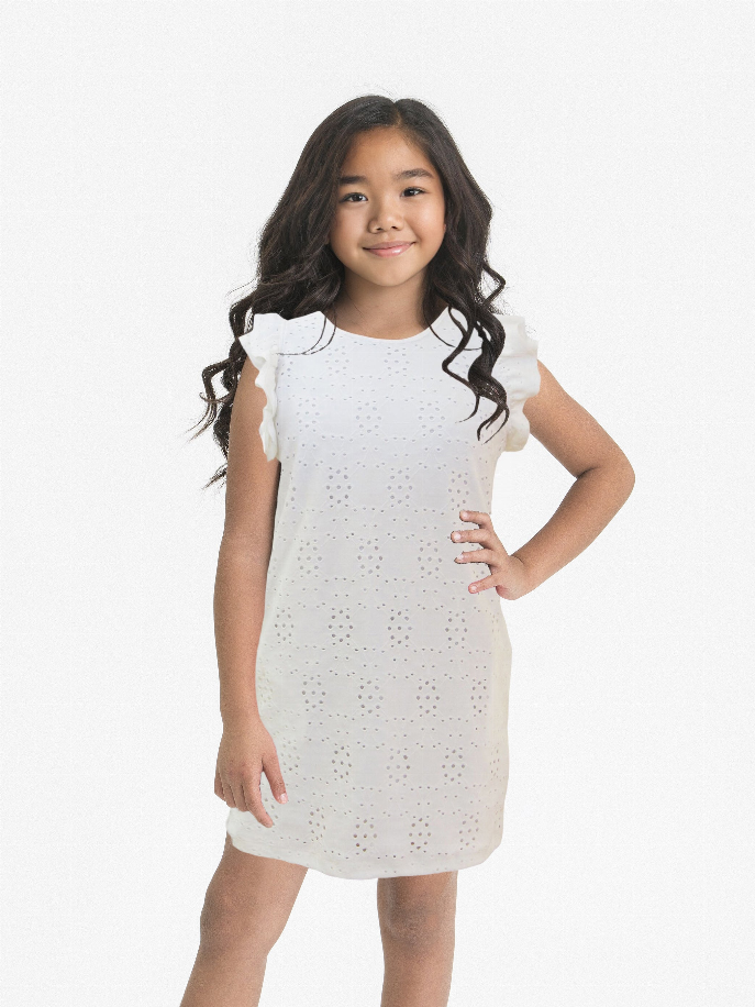 White Eyelet Dress Tru Luv