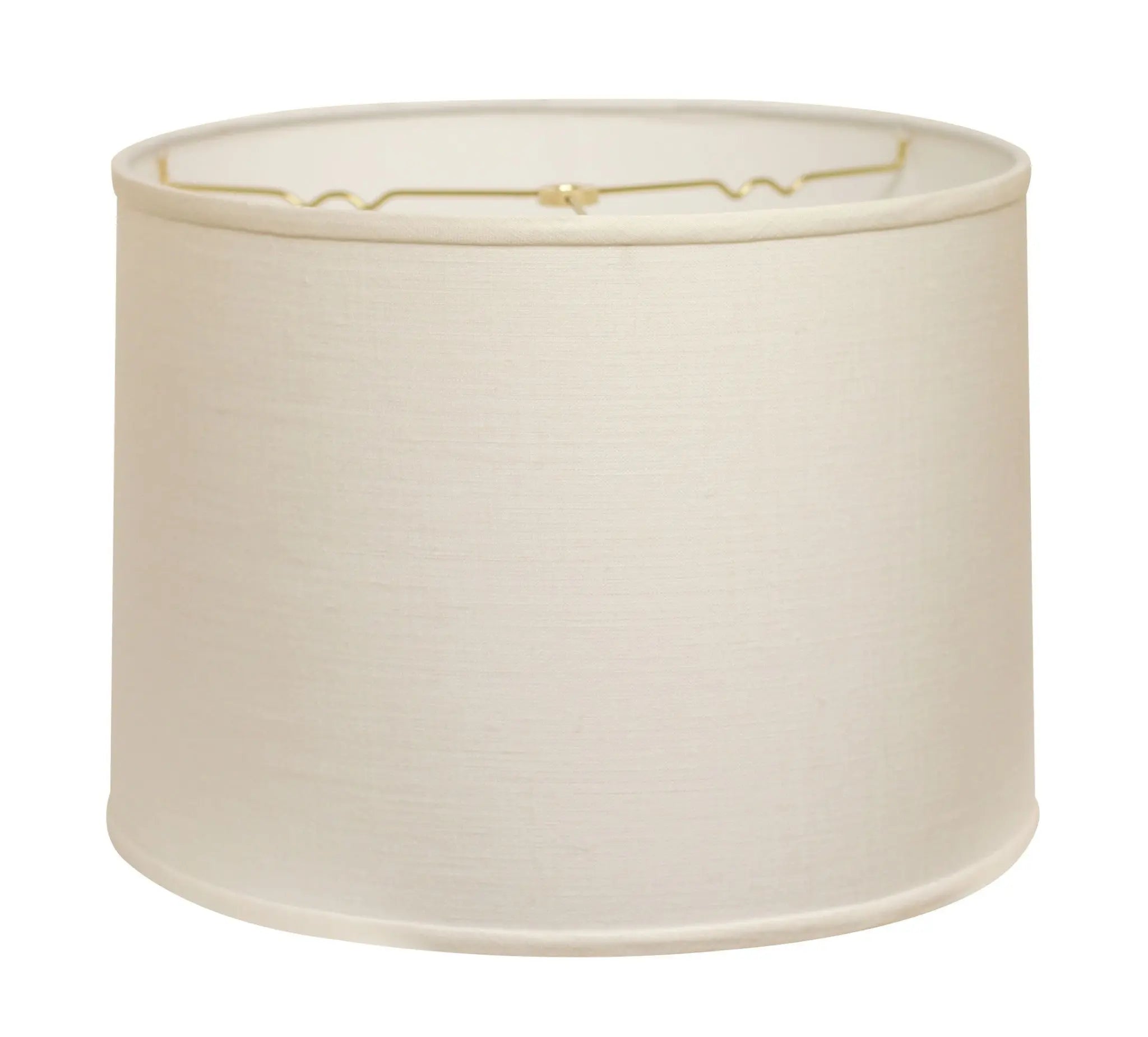 White Linen Drum Lamp Shade Homeroots Lighting