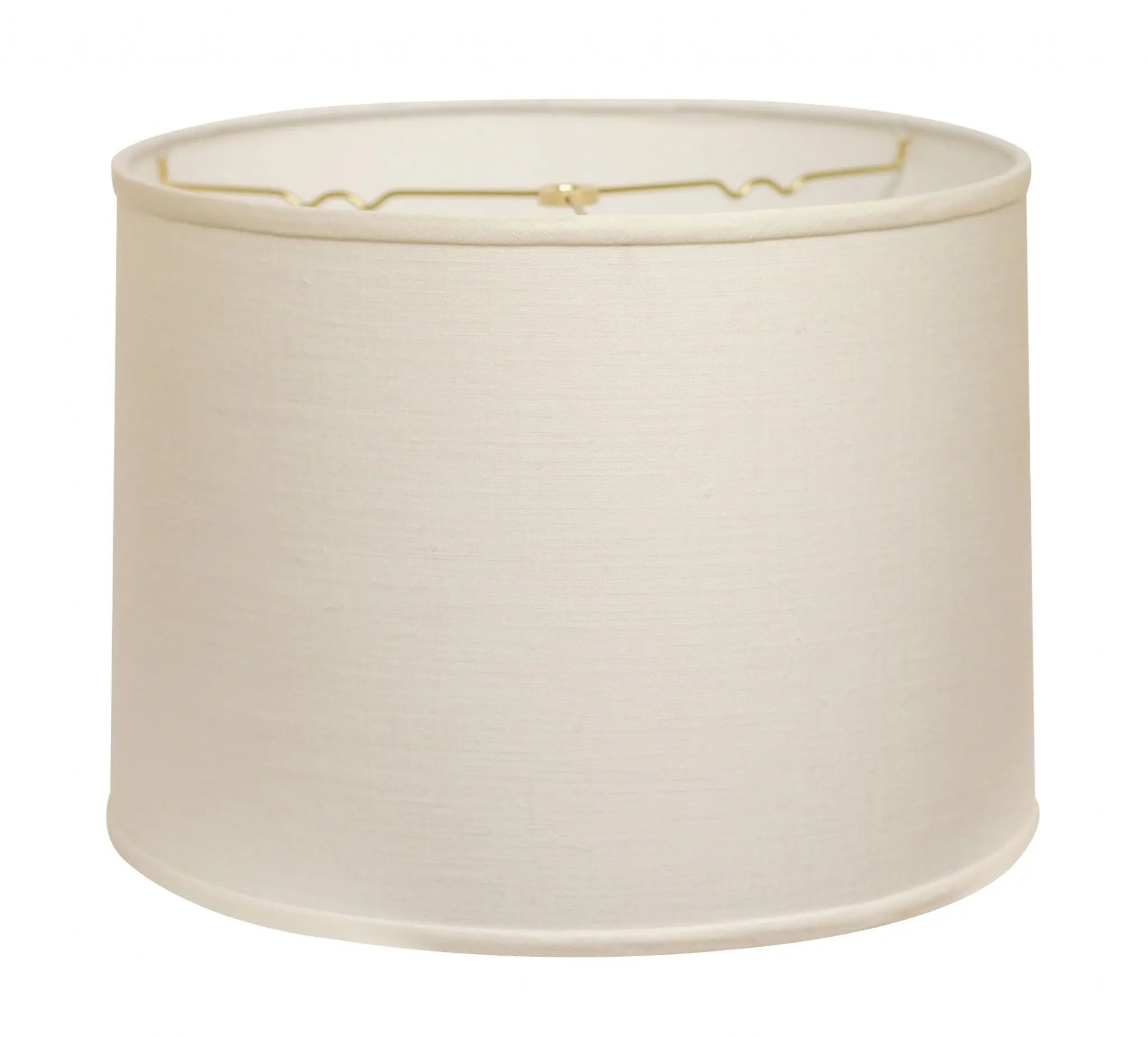White Linen Drum Lamp Shade Homeroots Lighting