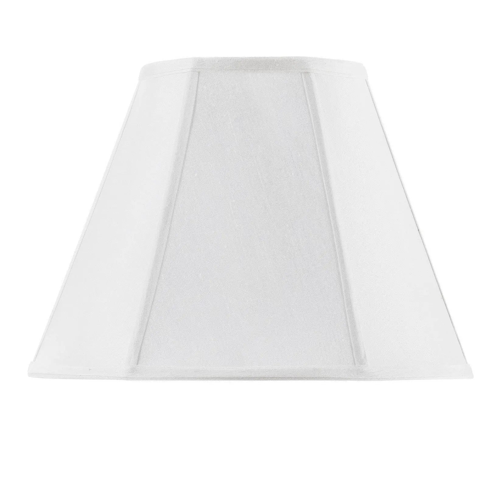 White Linen Piped Empire Lamp Shade Homeroots Lighting