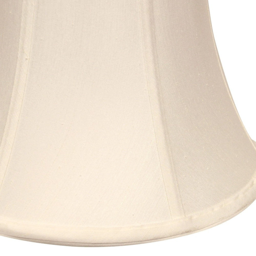 White Monay Shantung Silk Drum Lamp Shade Homeroots Lighting